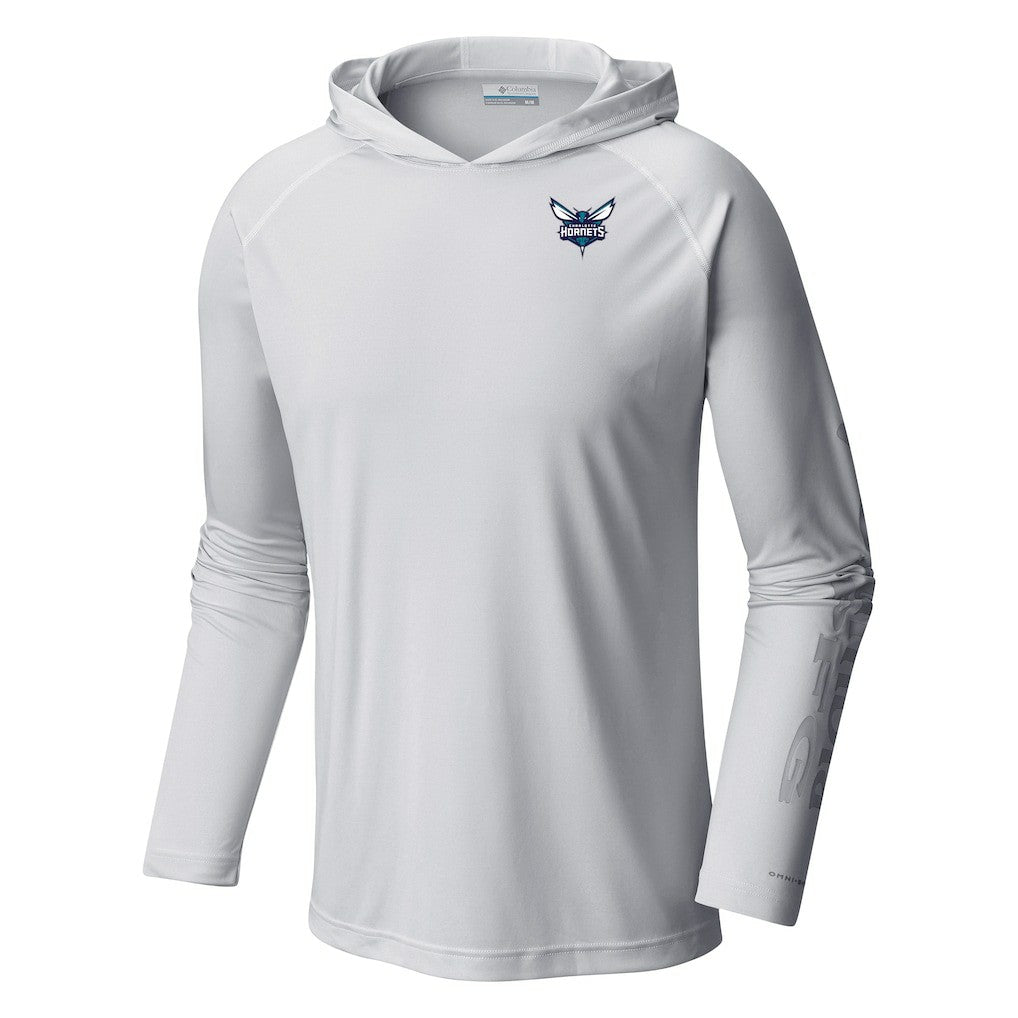 Charlotte Hornets Terminal Tackle Long Sleeve Hoodie T-Shirt White - NBA