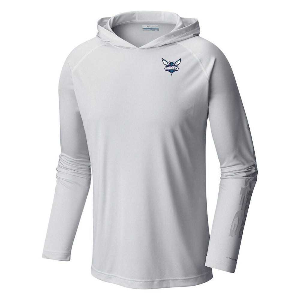 Charlotte Hornets Terminal Tackle Long Sleeve Hoodie T-Shirt White - NBA