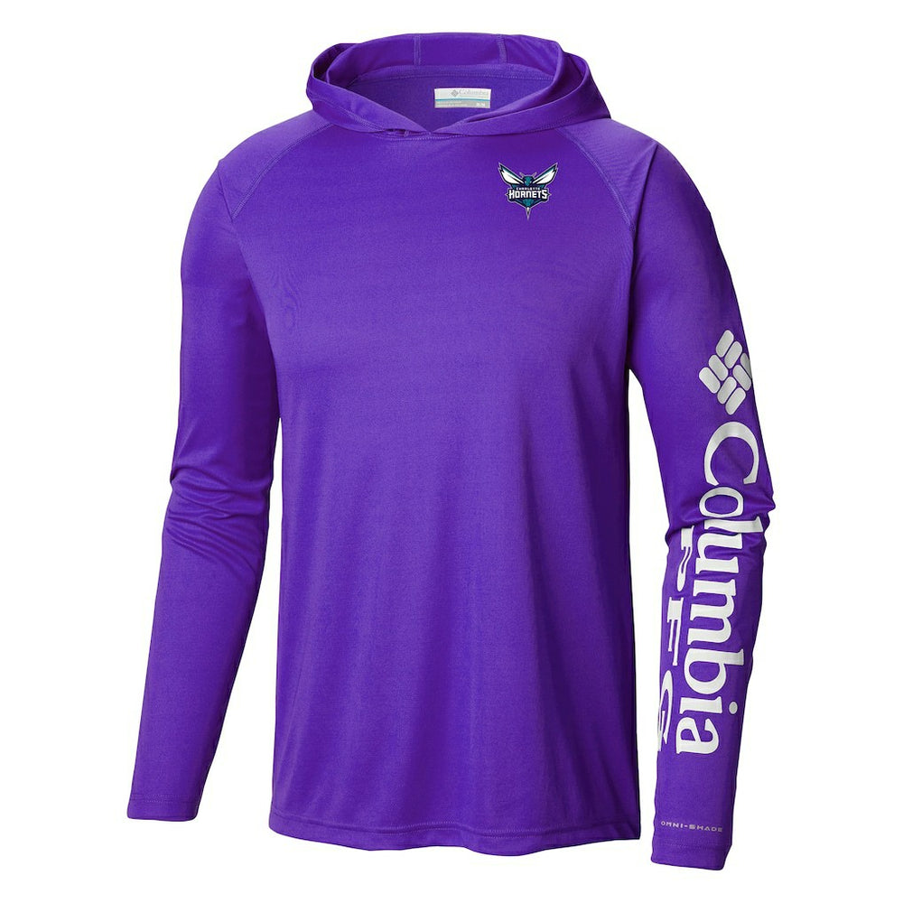 Charlotte Hornets Terminal Tackle Long Sleeve Hoodie T-Shirt Purple - NBA