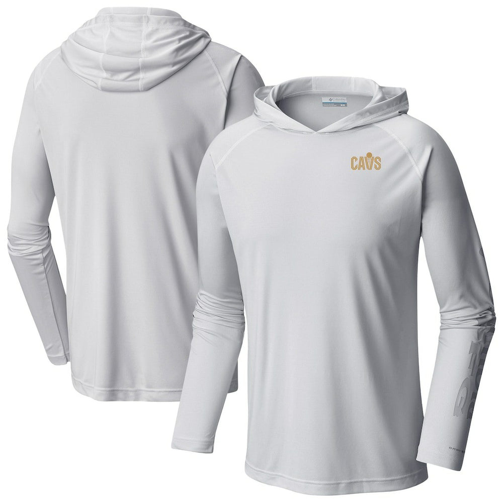 Cleveland Cavaliers Terminal Tackle Long Sleeve Hoodie T-Shirt White - NBA