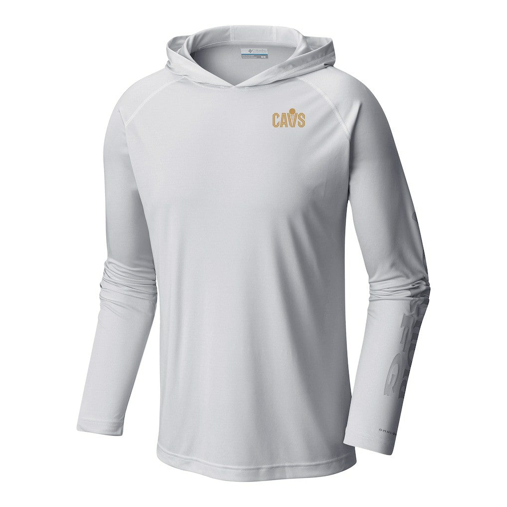 Cleveland Cavaliers Terminal Tackle Long Sleeve Hoodie T-Shirt White - NBA