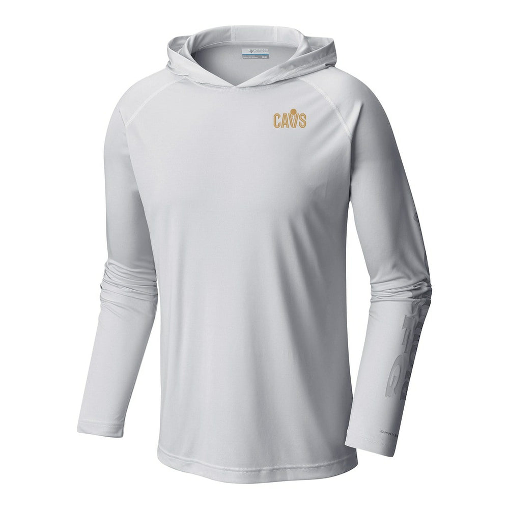 Cleveland Cavaliers Terminal Tackle Long Sleeve Hoodie T-Shirt White - NBA