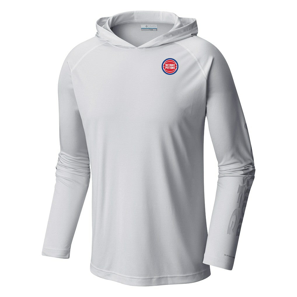Detroit Pistons Terminal Tackle Long Sleeve Hoodie T-Shirt White - NBA