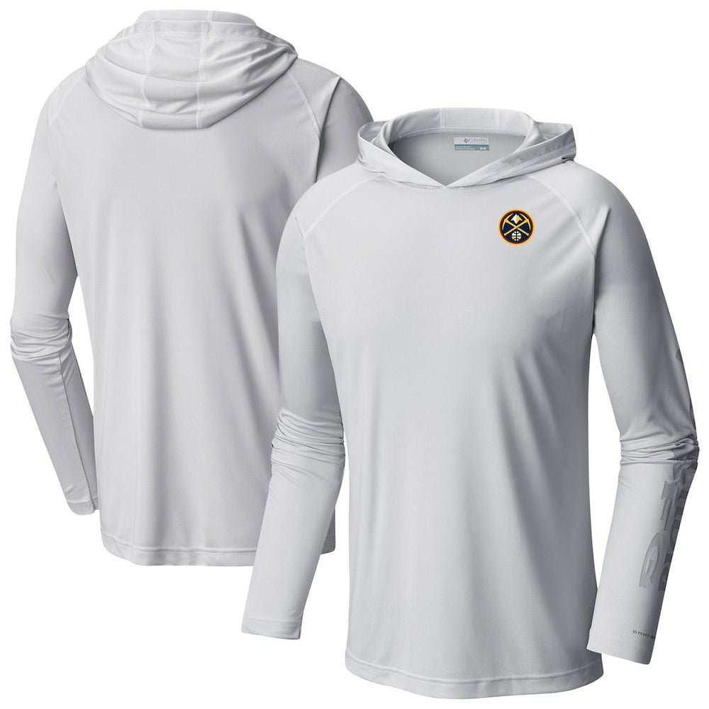 Denver Nuggets Terminal Tackle Long Sleeve Hoodie T-Shirt White - NBA