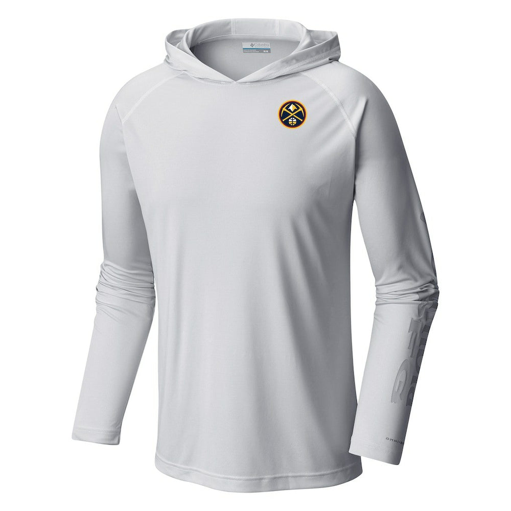 Denver Nuggets Terminal Tackle Long Sleeve Hoodie T-Shirt White - NBA