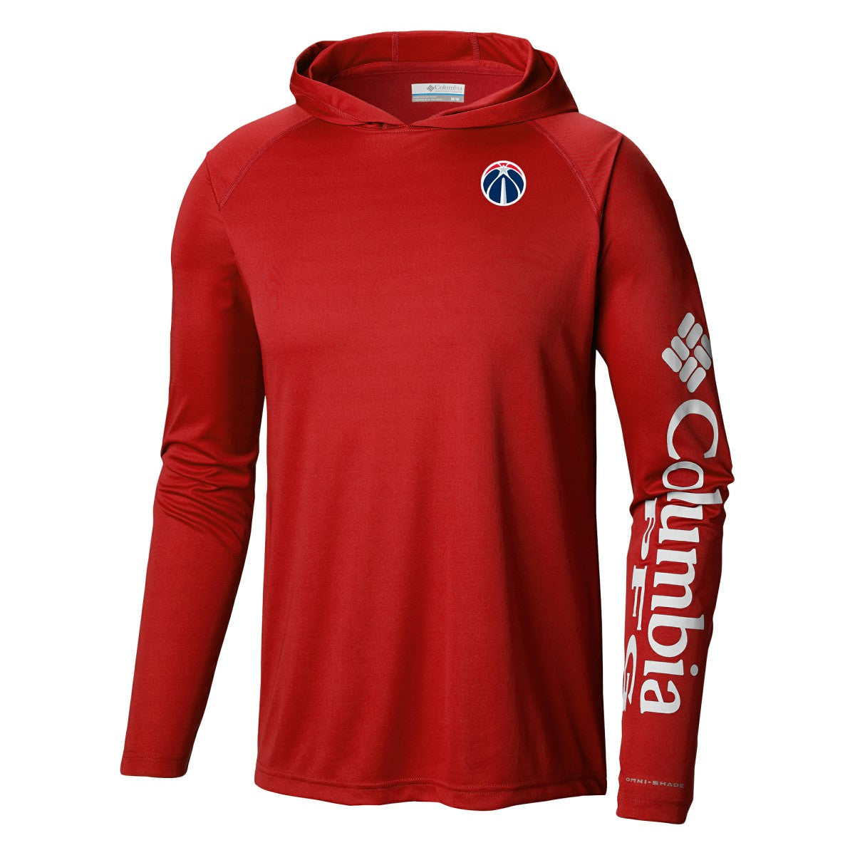 Washington Wizards Terminal Tackle Long Sleeve Hoodie T-Shirt Red - NBA