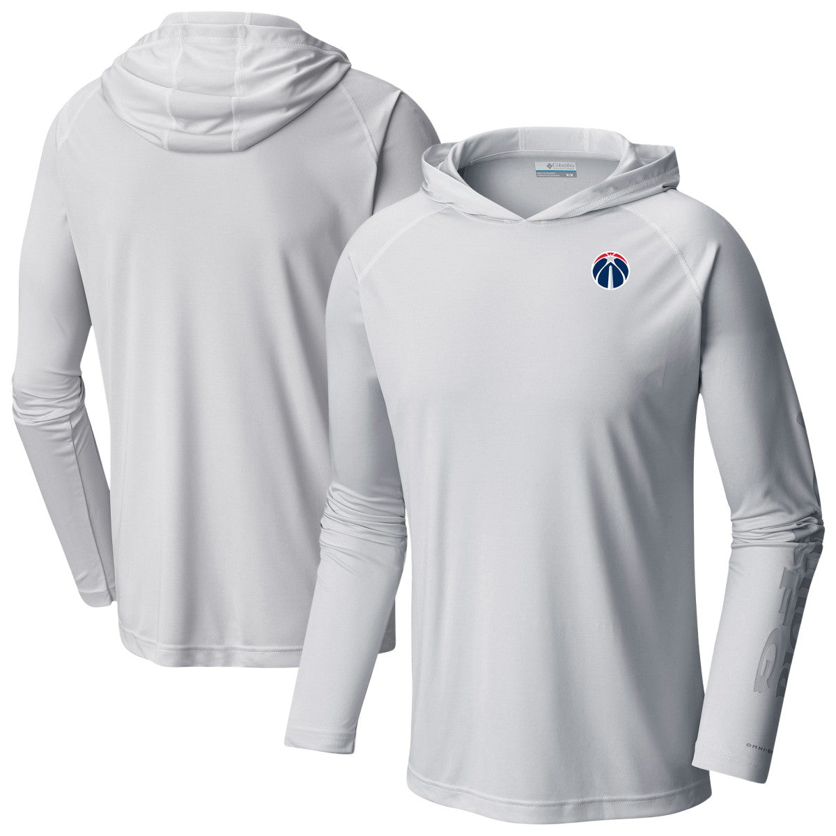 Washington Wizards Terminal Tackle Long Sleeve Hoodie T-Shirt White - NBA