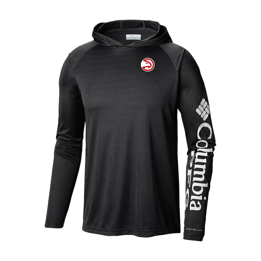Atlanta Hawks Terminal Tackle Long Sleeve Hoodie T-Shirt Black - NBA