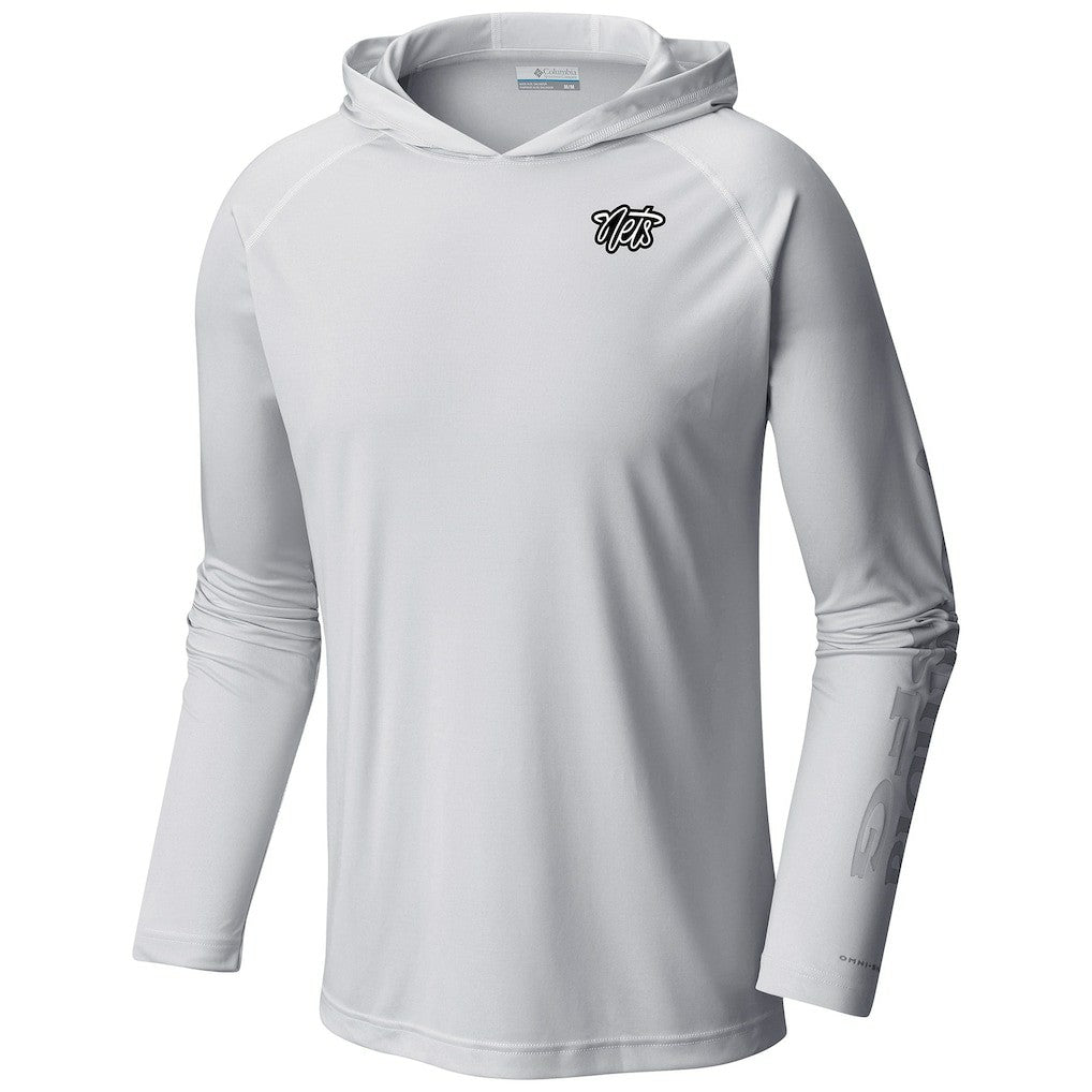 Brooklyn Nets Terminal Tackle Long Sleeve Hoodie T-Shirt White - NBA