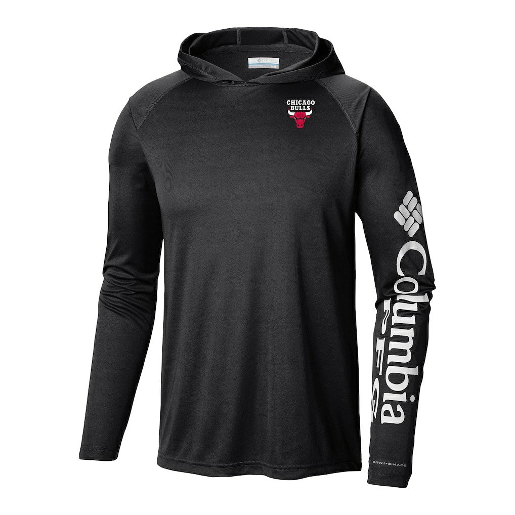 Chicago Bulls Terminal Tackle Long Sleeve Hoodie T-Shirt Black - NBA