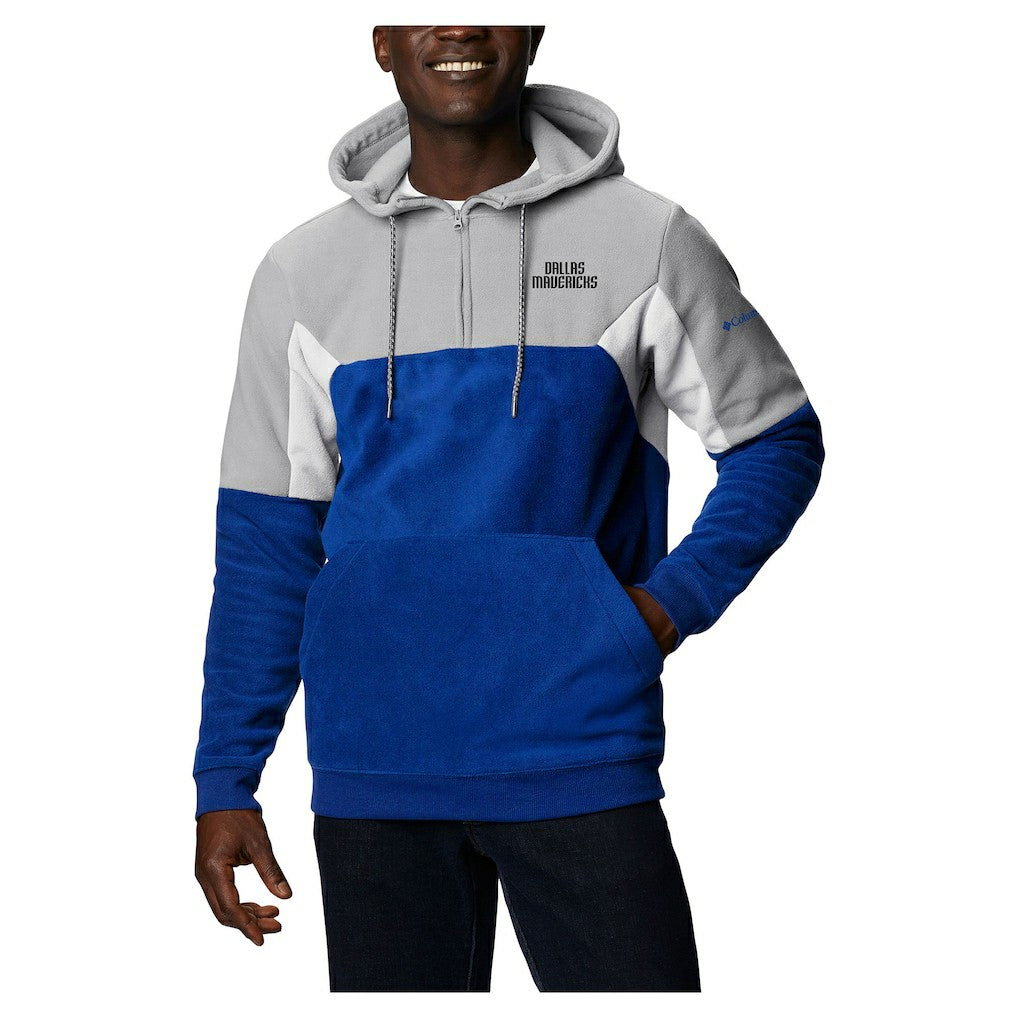 Dallas Mavericks Lodge Quarter-Zip Hoodie Blue - NBA