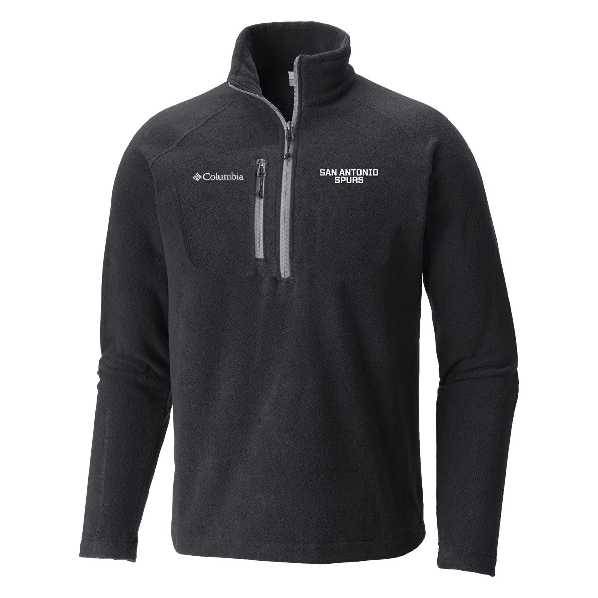 San Antonio Spurs Fast Trek III Half-Zip Fleece Pullover Black - NBA
