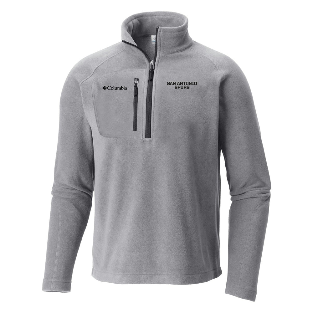 San Antonio Spurs Fast Trek III Half-Zip Fleece Pullover Gray - NBA