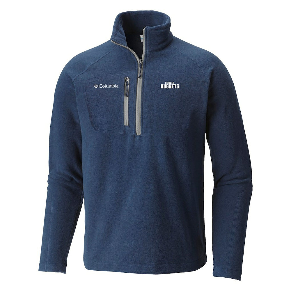 Denver Nuggets Fast Trek III Half-Zip Fleece Pullover Navy - NBA