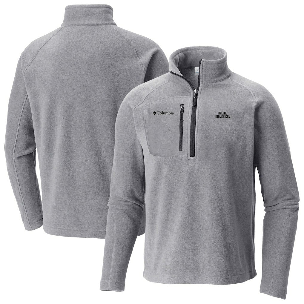 Dallas Mavericks Fast Trek III Half-Zip Fleece Pullover Gray - NBA