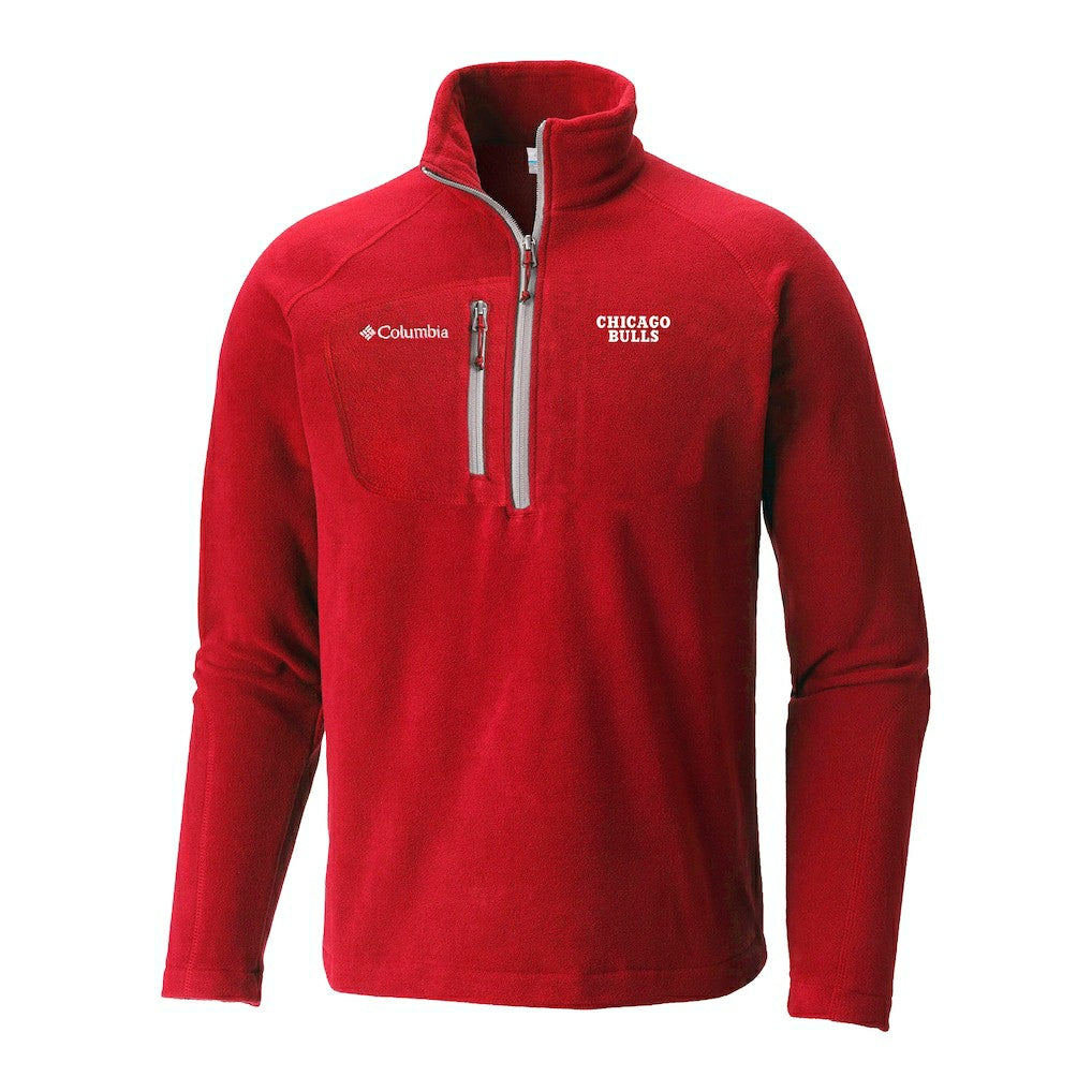 Chicago Bulls Fast Trek III Half-Zip Fleece Pullover Red - NBA
