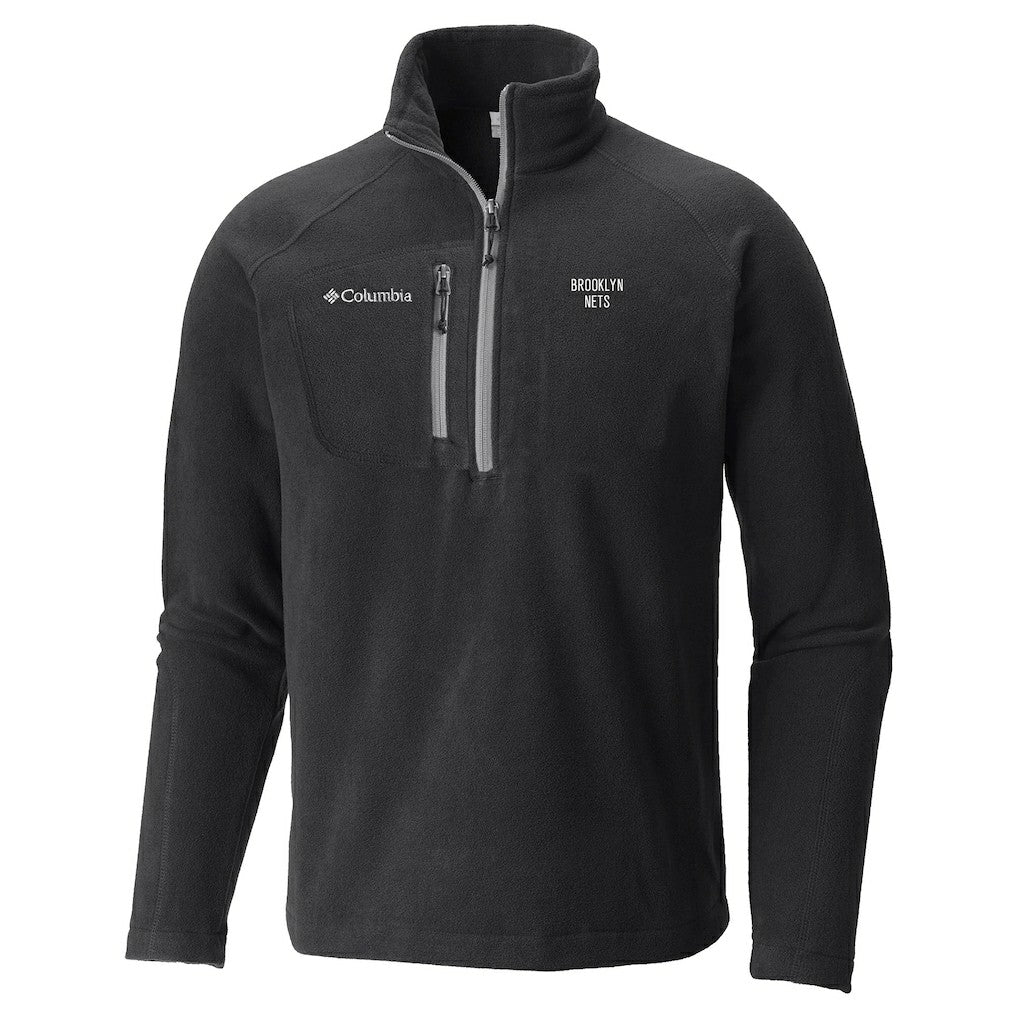 Brooklyn Nets Fast Trek III Half-Zip Fleece Pullover Black - NBA