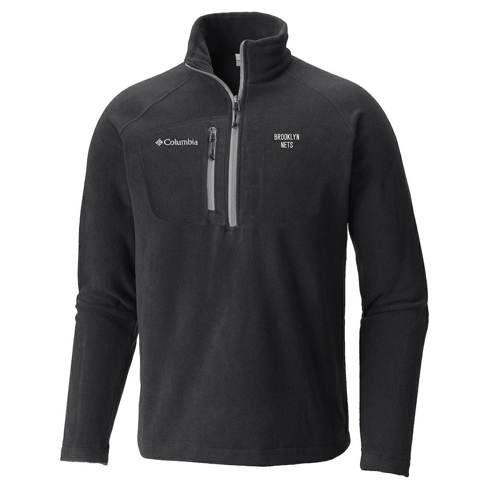 Brooklyn Nets Fast Trek III Half-Zip Fleece Pullover Black - NBA