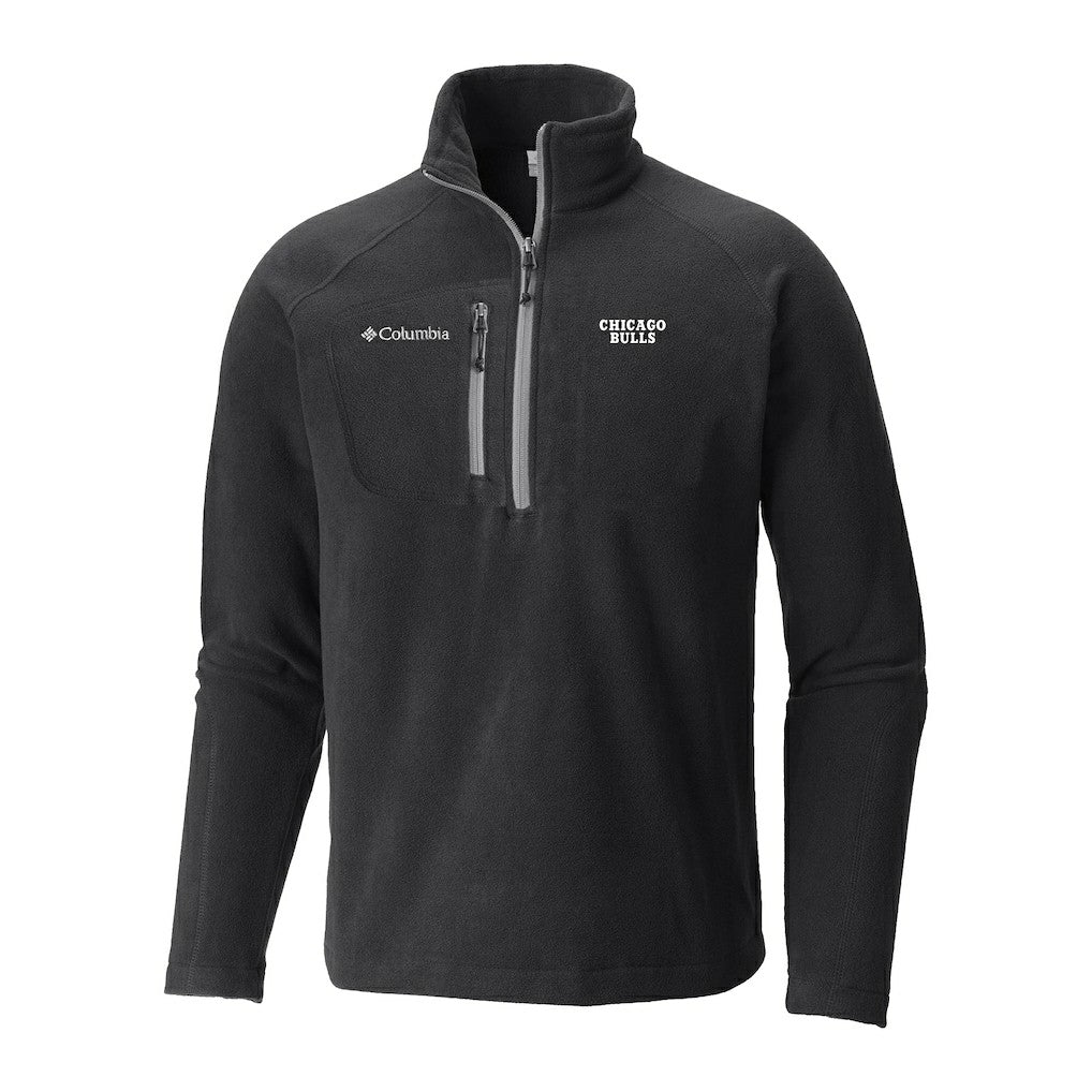 Chicago Bulls Fast Trek III Half-Zip Fleece Pullover Black - NBA