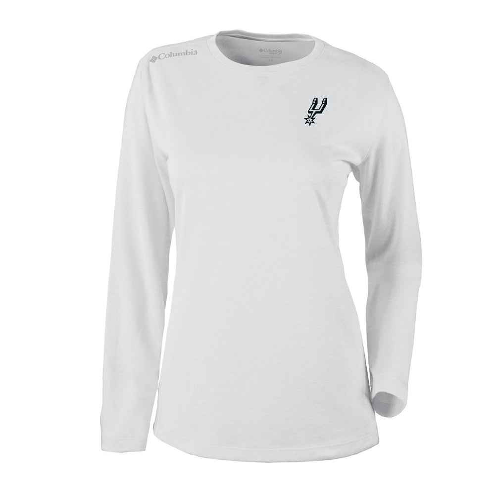 San Antonio Spurs Women's Omni-Wick Shotgun Pullover Top White - NBA