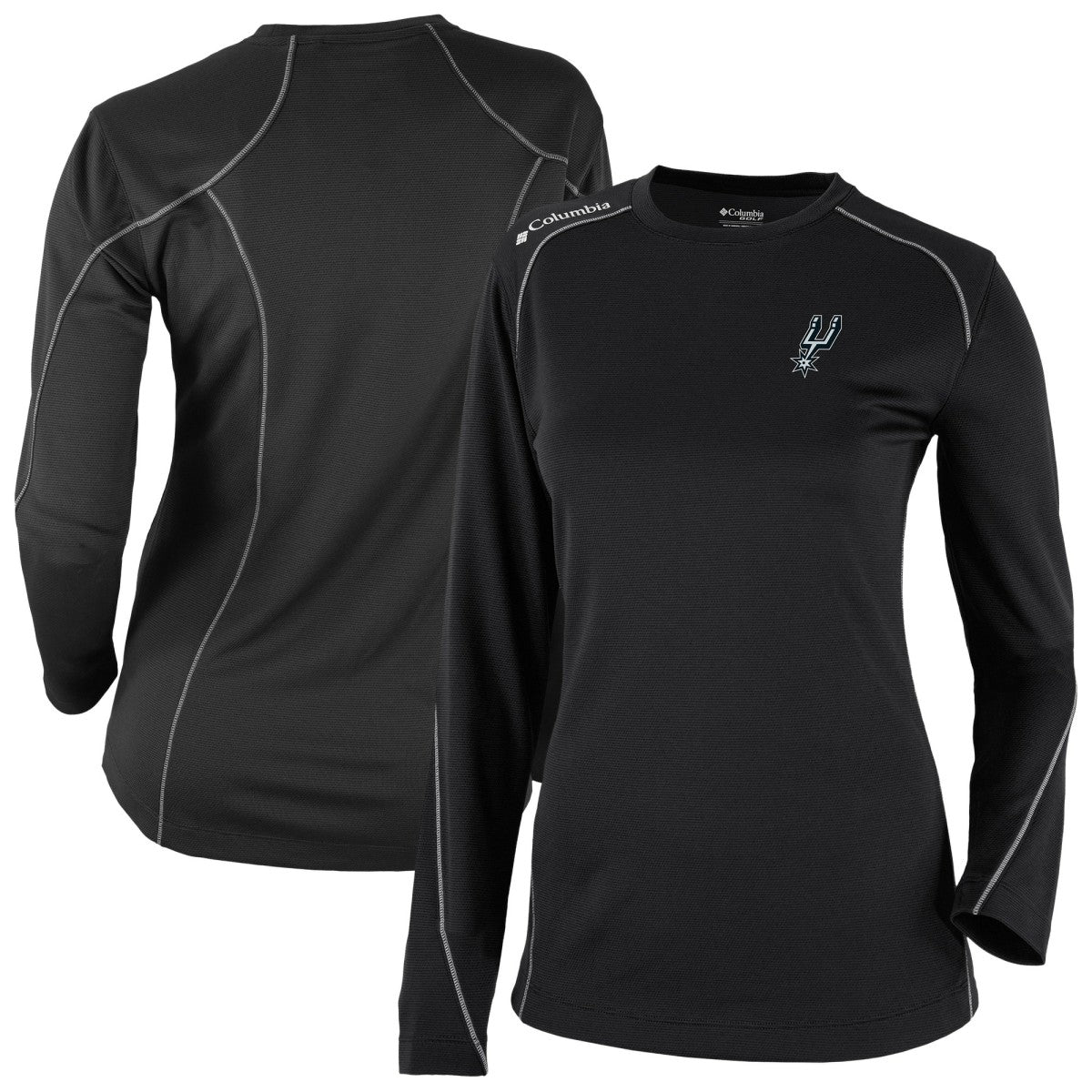 San Antonio Spurs Women's Omni-Wick Shotgun Pullover Top Black - NBA