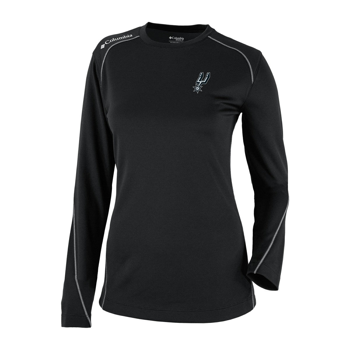 San Antonio Spurs Women's Omni-Wick Shotgun Pullover Top Black - NBA