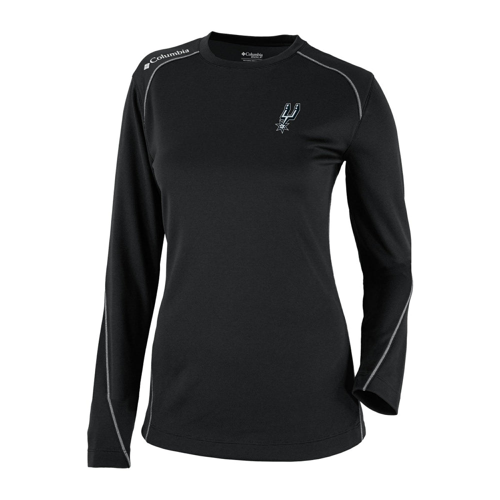San Antonio Spurs Women's Omni-Wick Shotgun Pullover Top Black - NBA