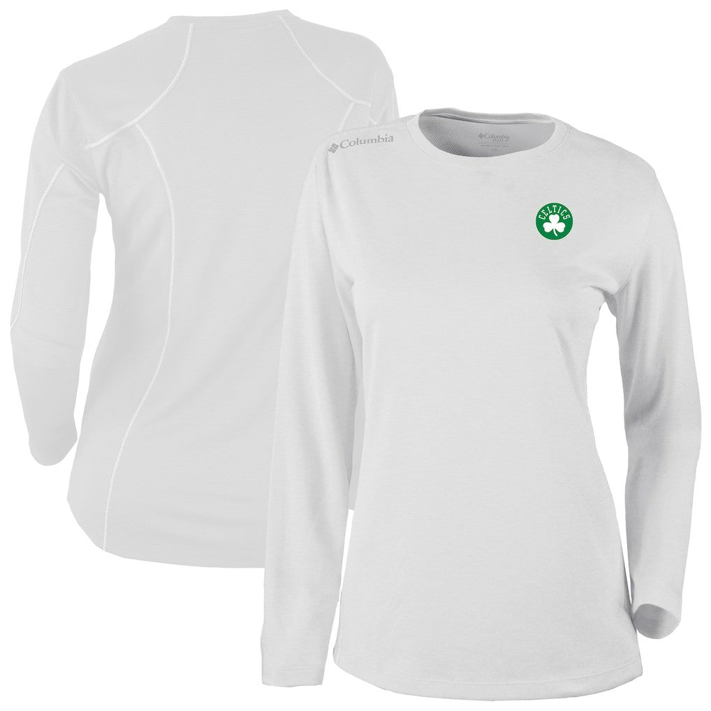 Boston Celtics Women's Omni-Wick Shotgun Pullover Top White - NBA
