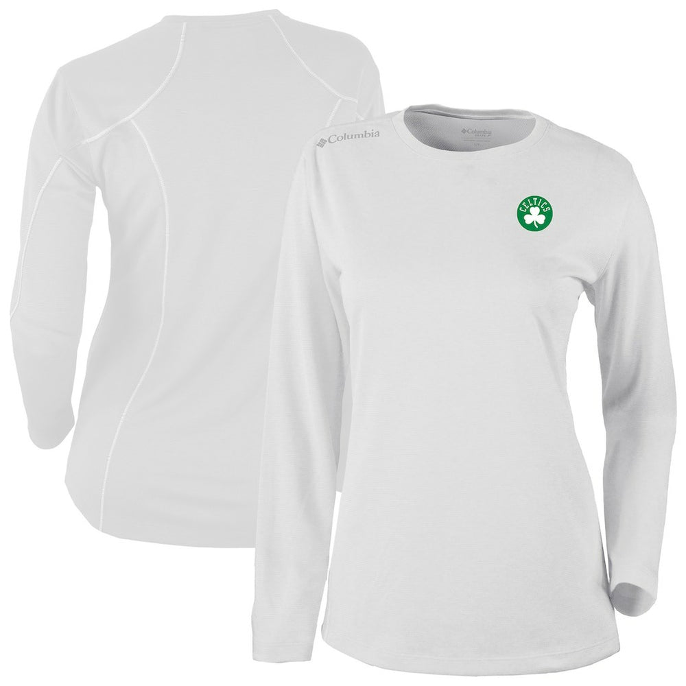 Boston Celtics Women's Omni-Wick Shotgun Pullover Top White - NBA