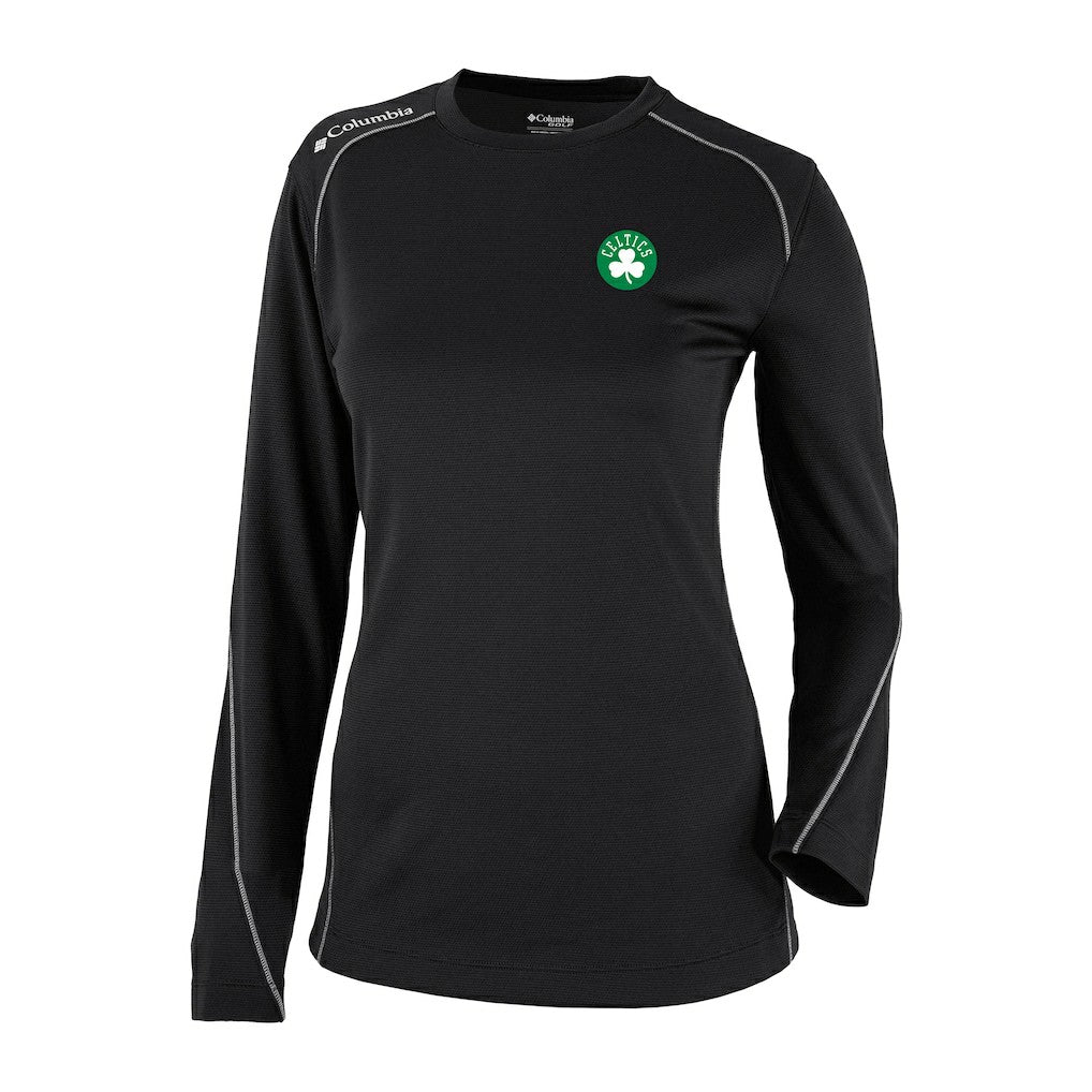 Boston Celtics Women's Omni-Wick Shotgun Pullover Top Black - NBA