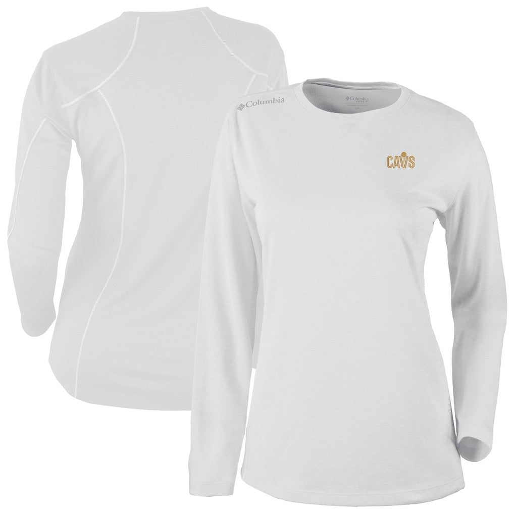 Cleveland Cavaliers Women's Omni-Wick Shotgun Pullover Top White - NBA