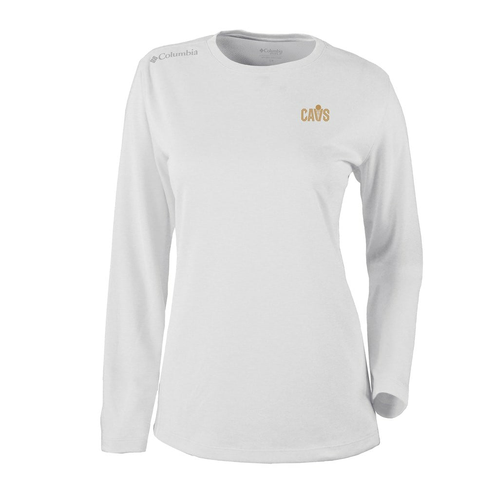 Cleveland Cavaliers Women's Omni-Wick Shotgun Pullover Top White - NBA
