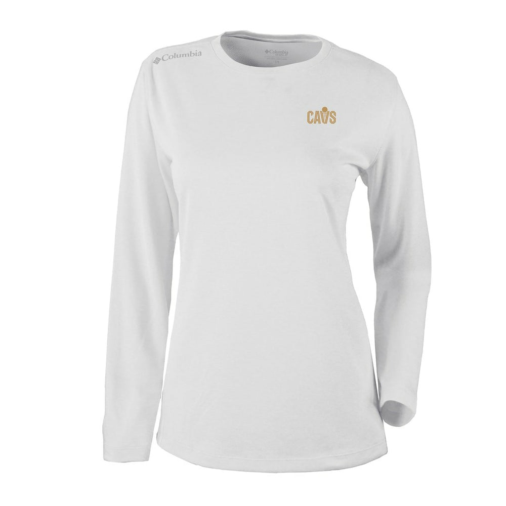 Cleveland Cavaliers Women's Omni-Wick Shotgun Pullover Top White - NBA