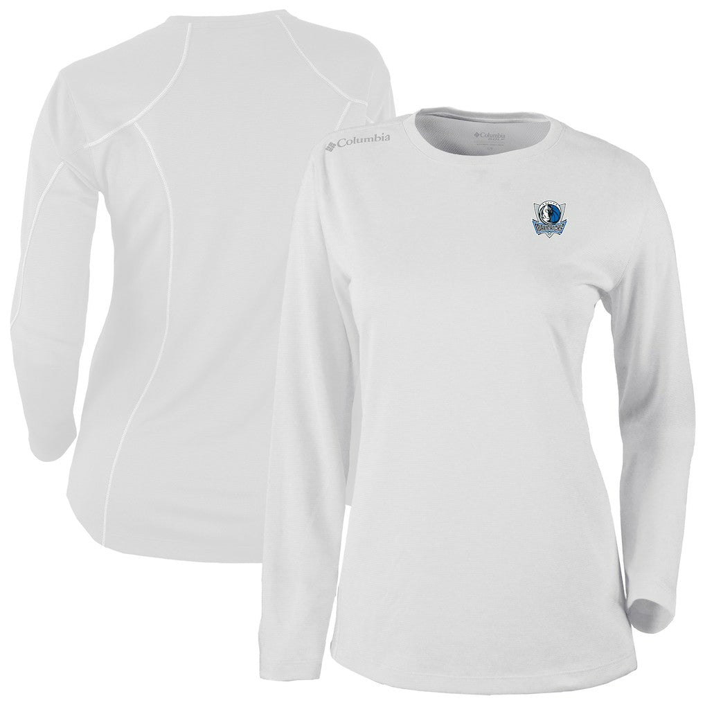 Dallas Mavericks Women's Omni-Wick Shotgun Pullover Top White - NBA