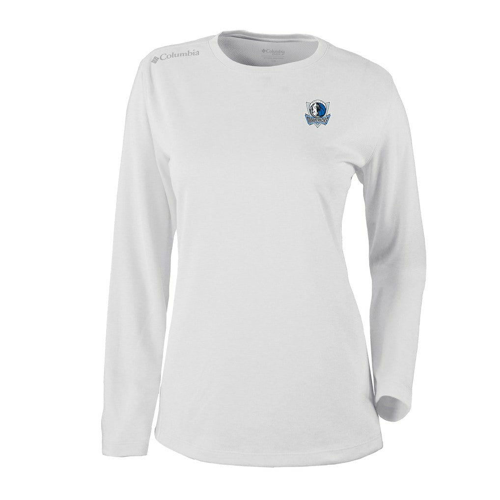 Dallas Mavericks Women's Omni-Wick Shotgun Pullover Top White - NBA