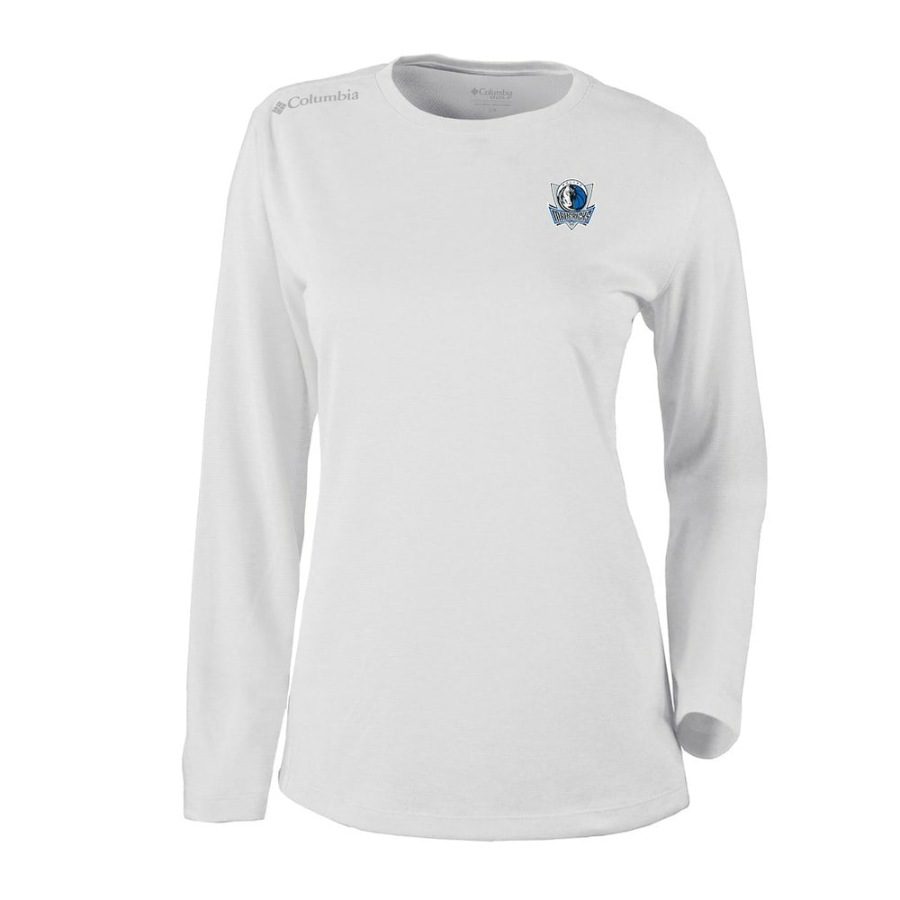 Dallas Mavericks Women's Omni-Wick Shotgun Pullover Top White - NBA