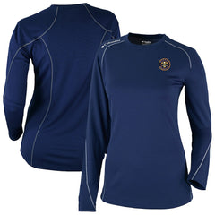 Denver Nuggets Women's Omni-Wick Shotgun Pullover Top Navy - NBA