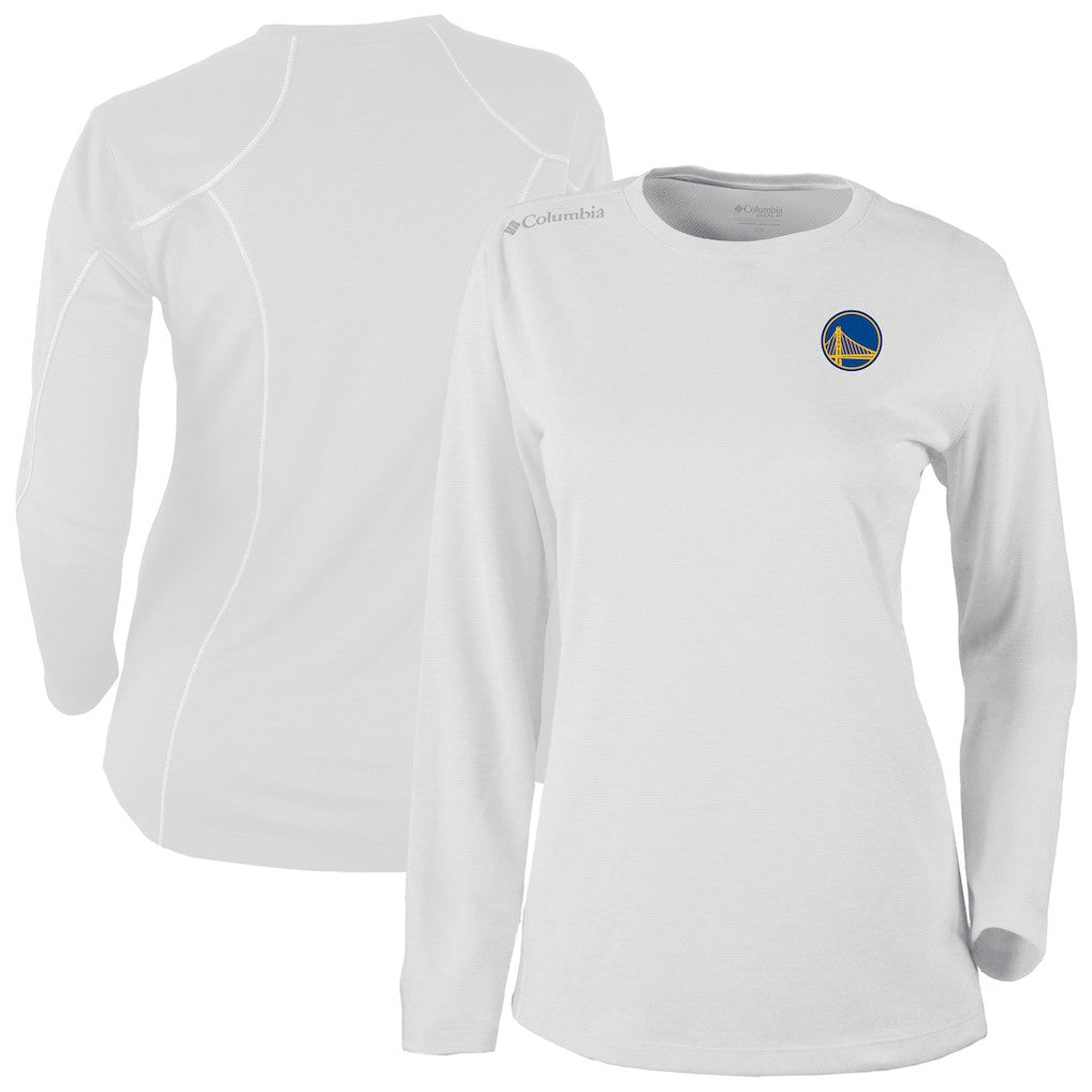 Golden State Warriors Women's Omni-Wick Shotgun Pullover Top White - NBA