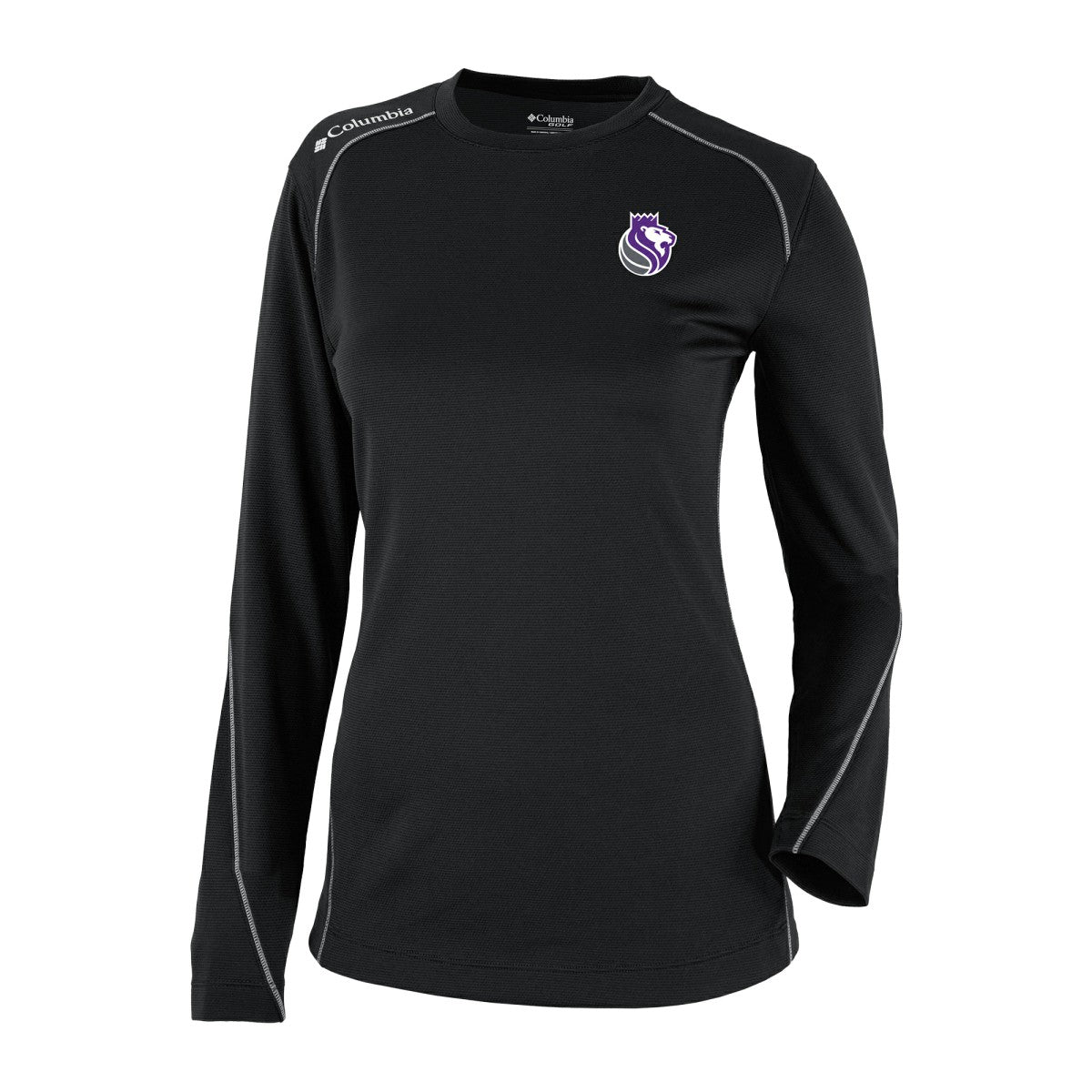 Sacramento Kings Women's Omni-Wick Shotgun Pullover Top Black - NBA