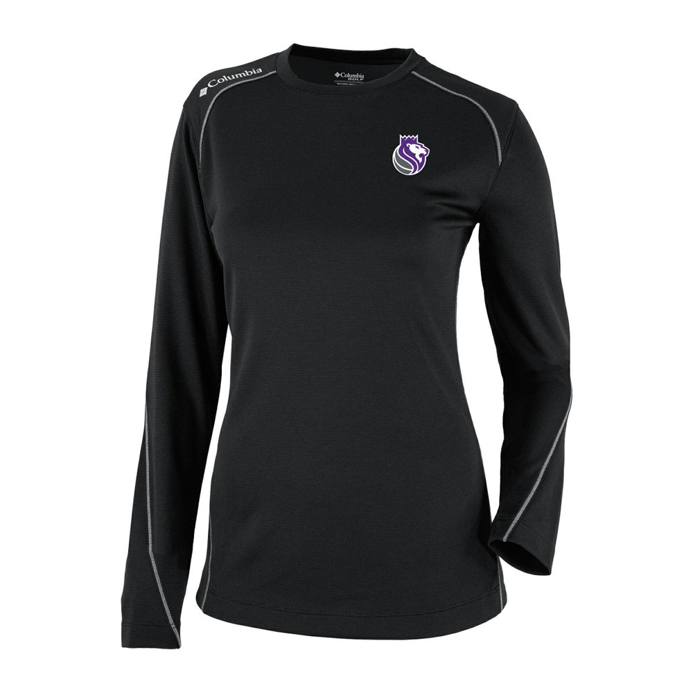 Sacramento Kings Women's Omni-Wick Shotgun Pullover Top Black - NBA
