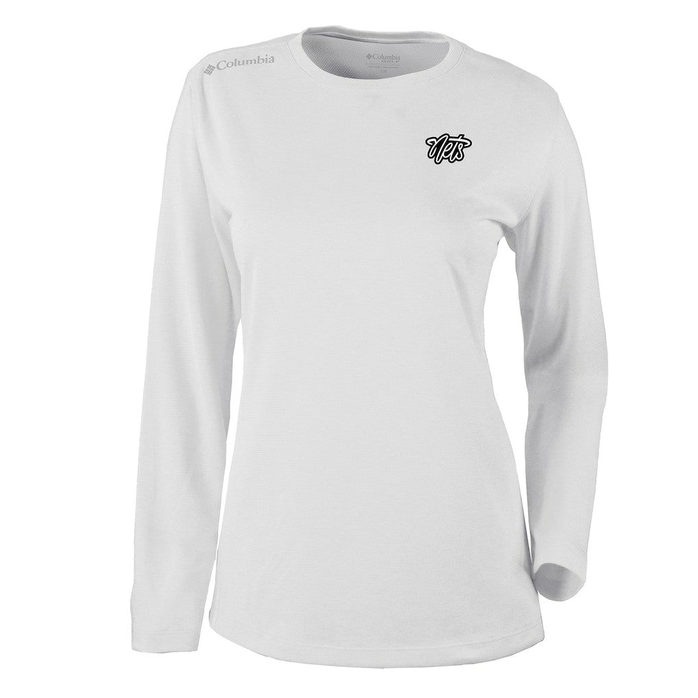 Brooklyn Nets Women's Omni-Wick Shotgun Pullover Top White - NBA