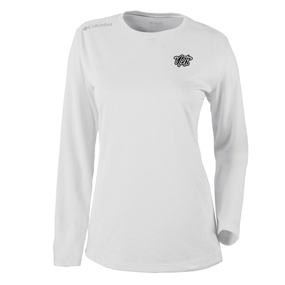 Brooklyn Nets Women's Omni-Wick Shotgun Pullover Top White - NBA
