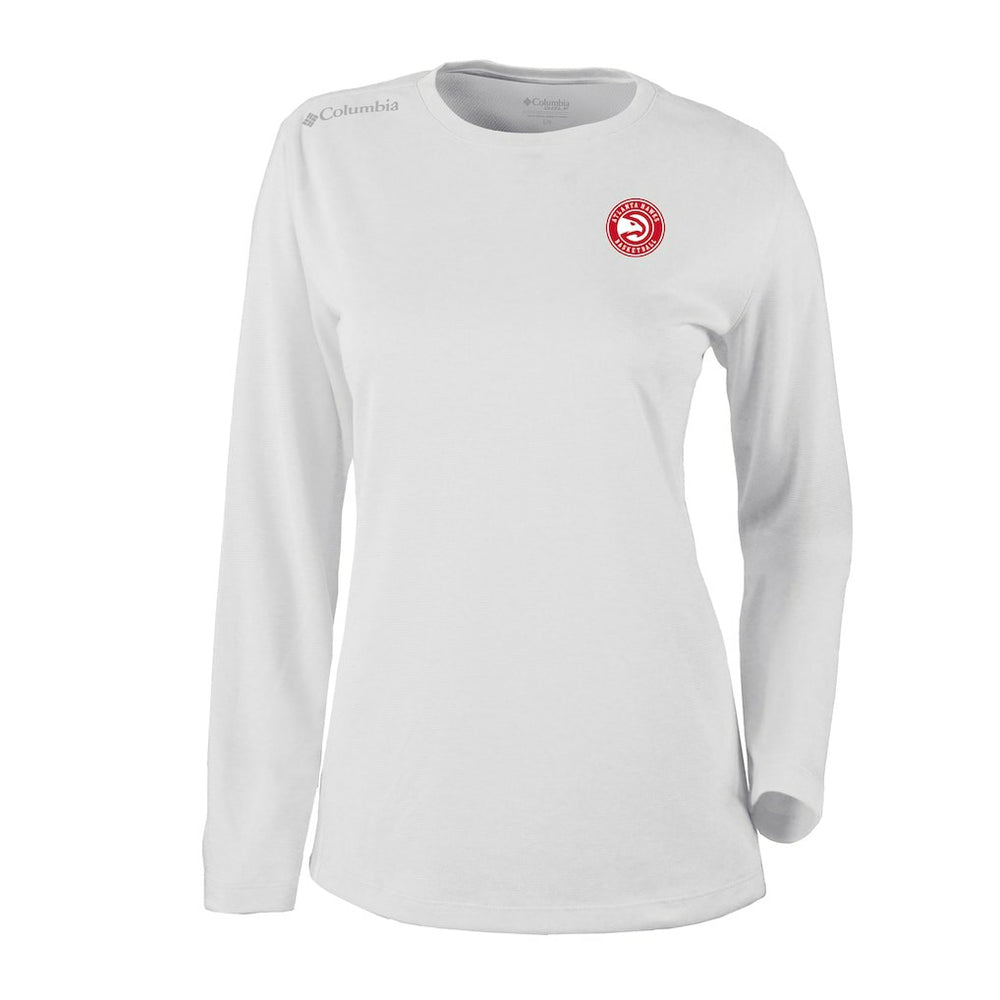 Atlanta Hawks Women's Omni-Wick Shotgun Pullover Top White - NBA