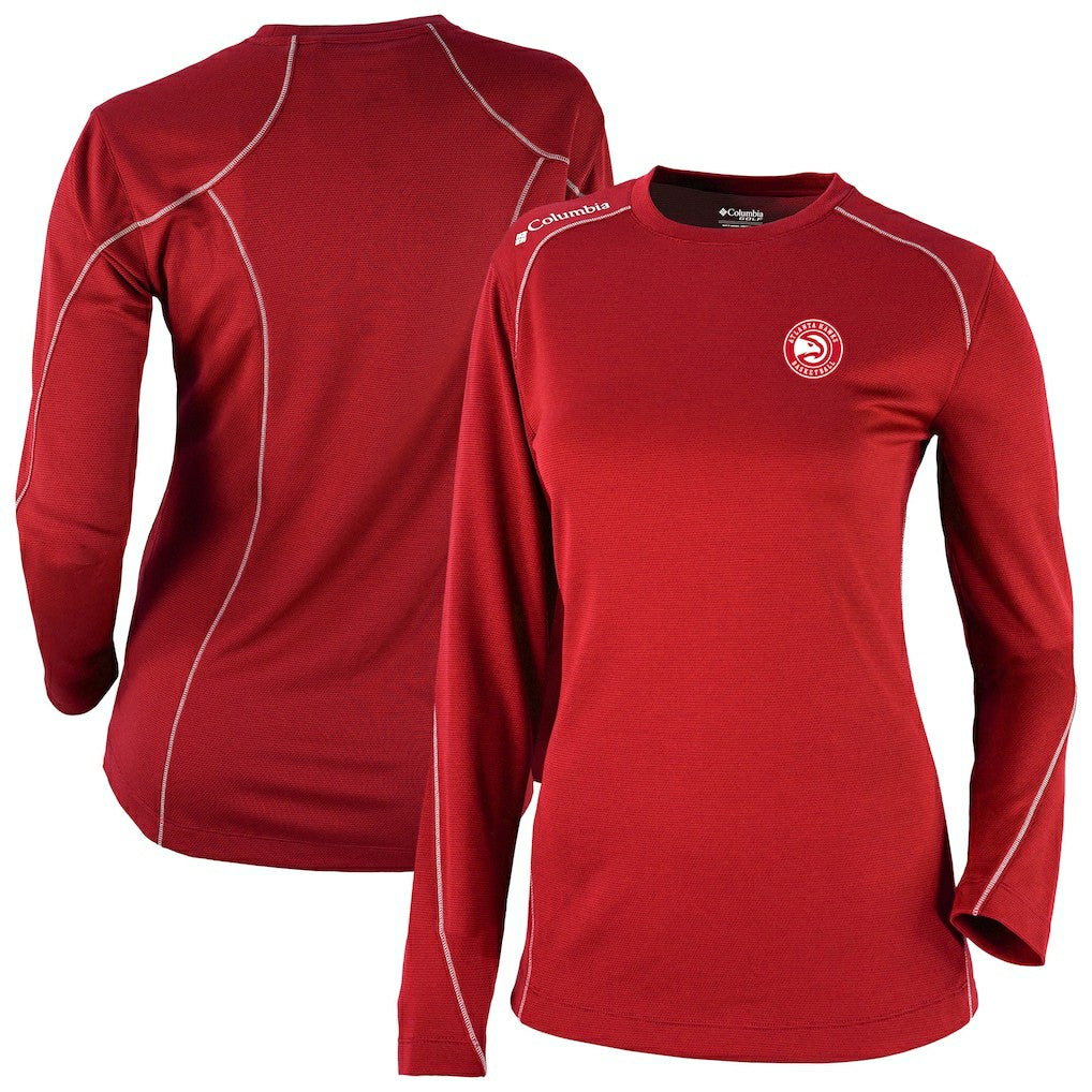 Atlanta Hawks Women's Omni-Wick Shotgun Pullover Top Red - NBA