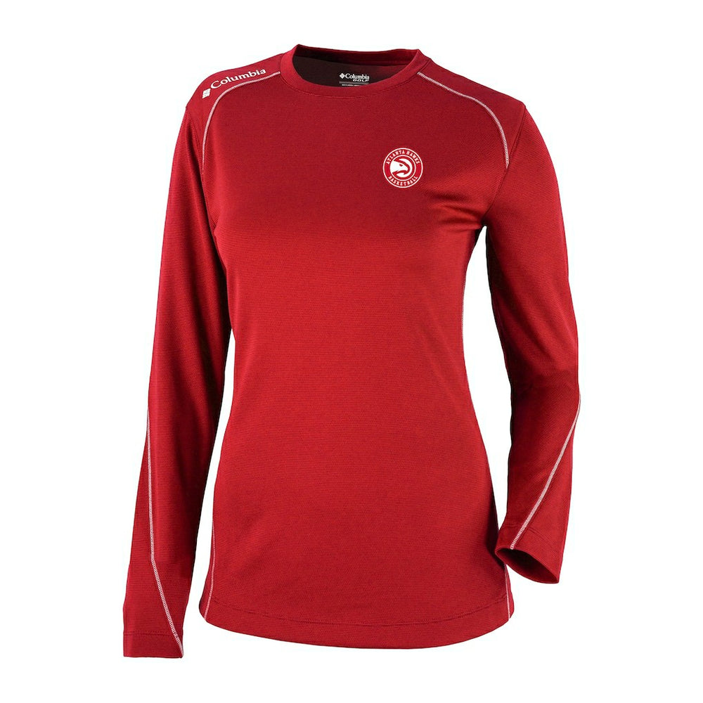 Atlanta Hawks Women's Omni-Wick Shotgun Pullover Top Red - NBA
