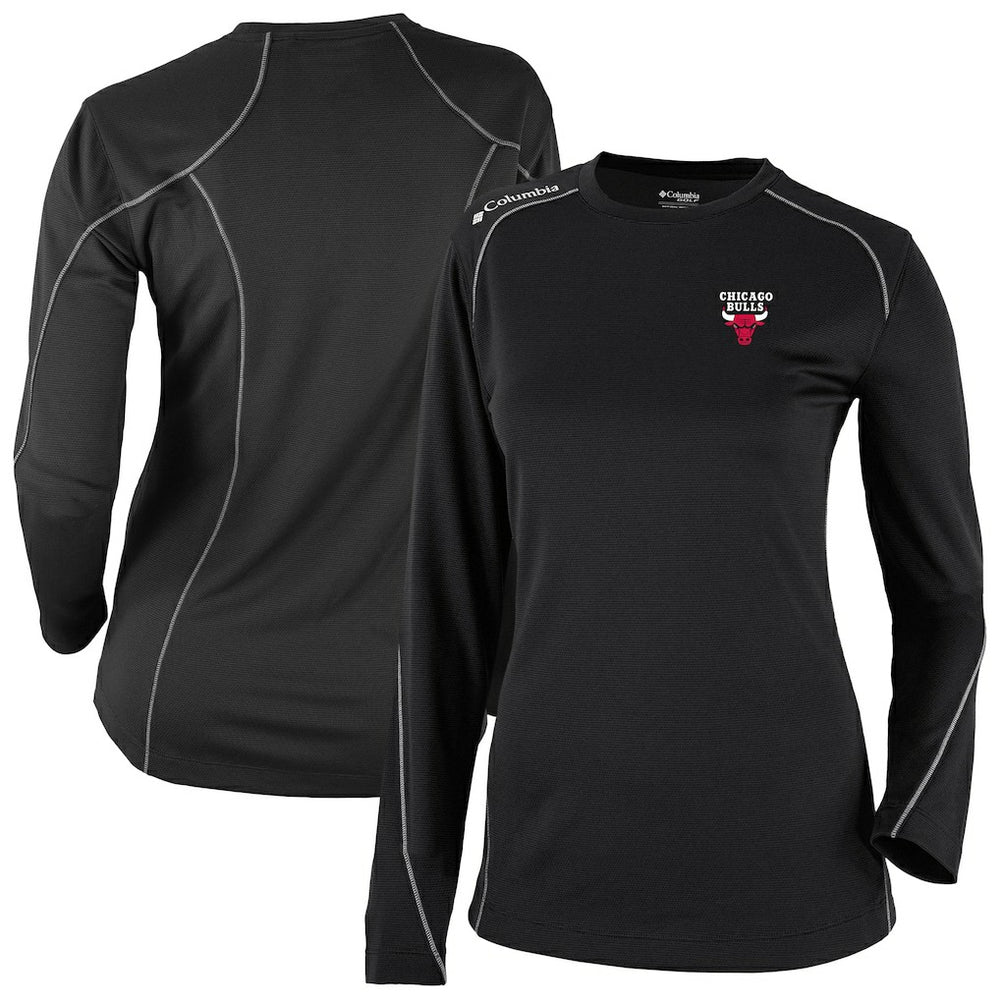 Chicago Bulls Women's Omni-Wick Shotgun Pullover Top Black - NBA