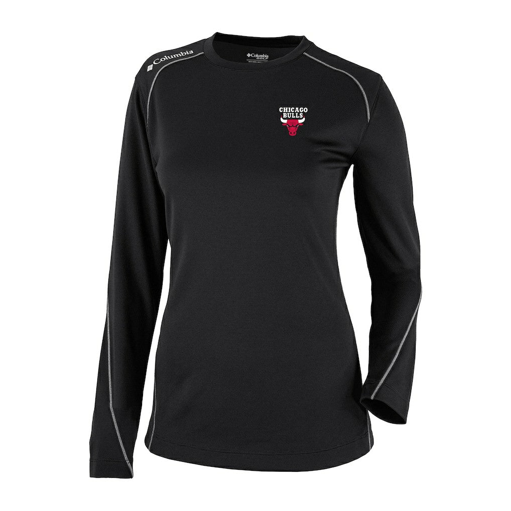 Chicago Bulls Women's Omni-Wick Shotgun Pullover Top Black - NBA
