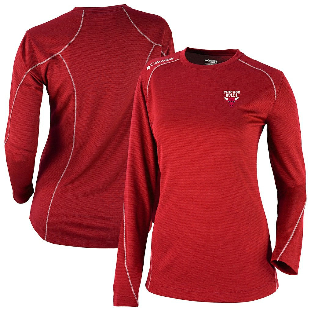 Chicago Bulls Women's Omni-Wick Shotgun Pullover Top Red - NBA