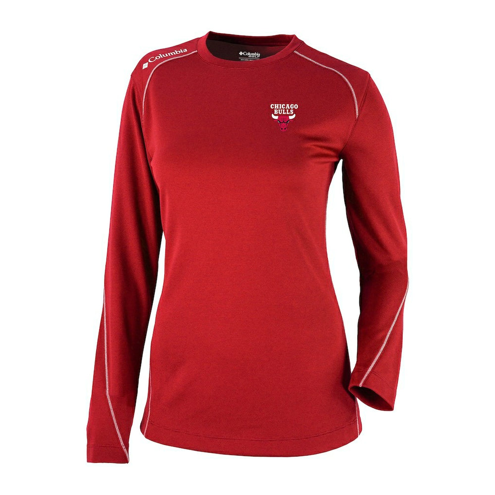 Chicago Bulls Women's Omni-Wick Shotgun Pullover Top Red - NBA