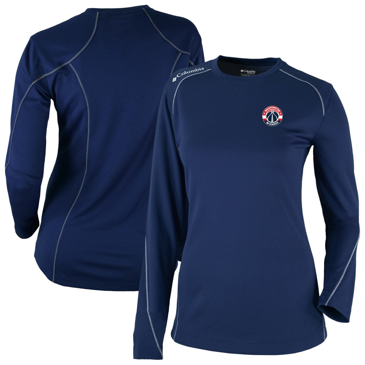 Washington Wizards Women's Omni-Wick Shotgun Pullover Top Navy - NBA